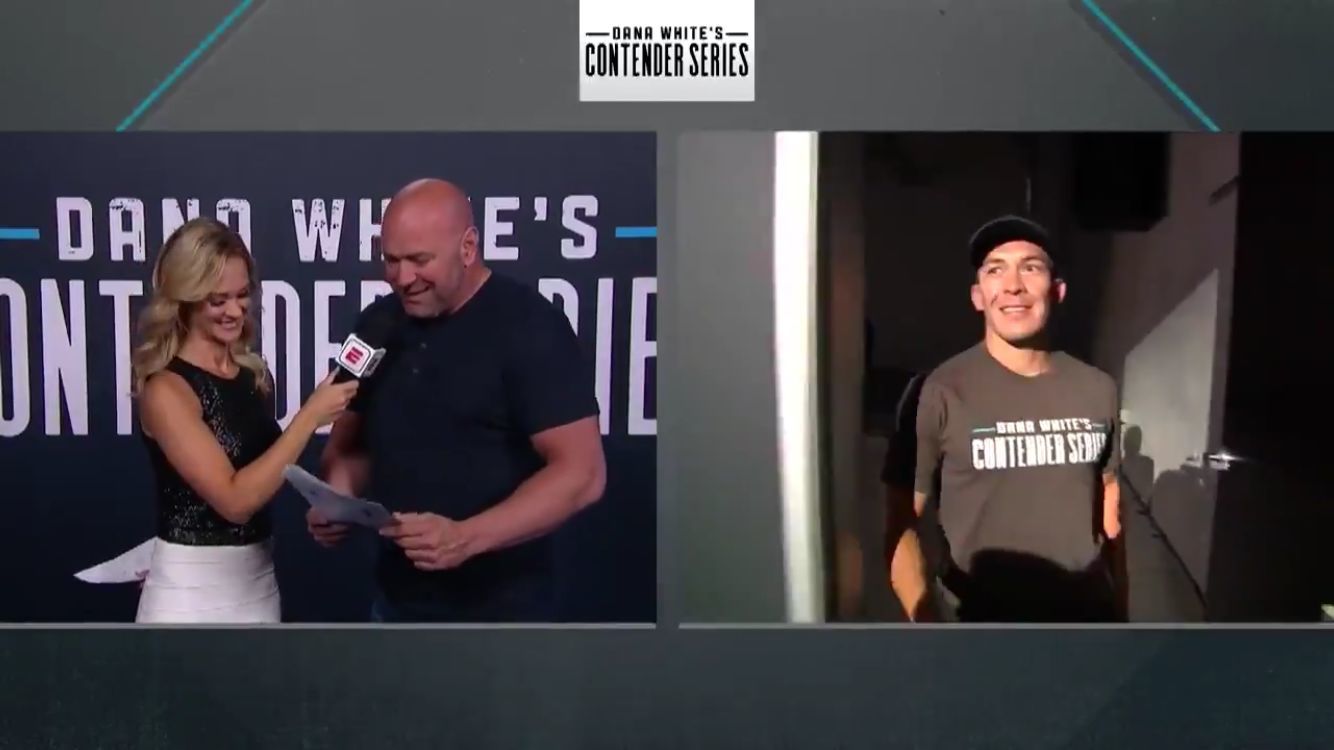 Hunter Azure at Dana White Contender Series